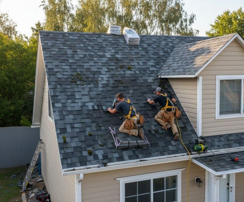 Our team working on Roofing Service projects in Charles County, MD