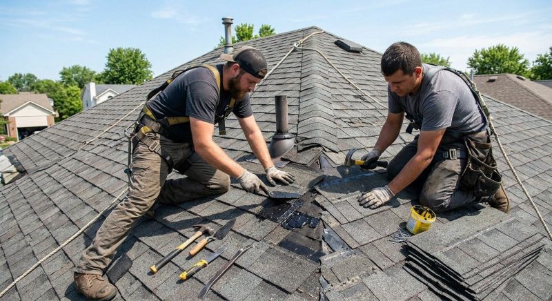 Asphalt Roof Repair in Fairfax County, VA