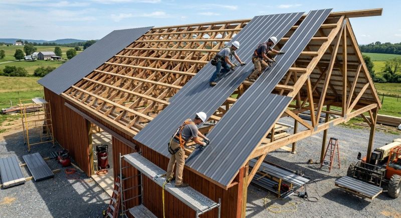 Barn Roof Construction in Charles County, MD