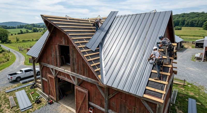 Barn Roof Construction in Charles County, MD