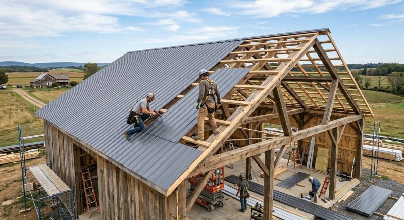 Barn Roof Construction in Charles County, MD