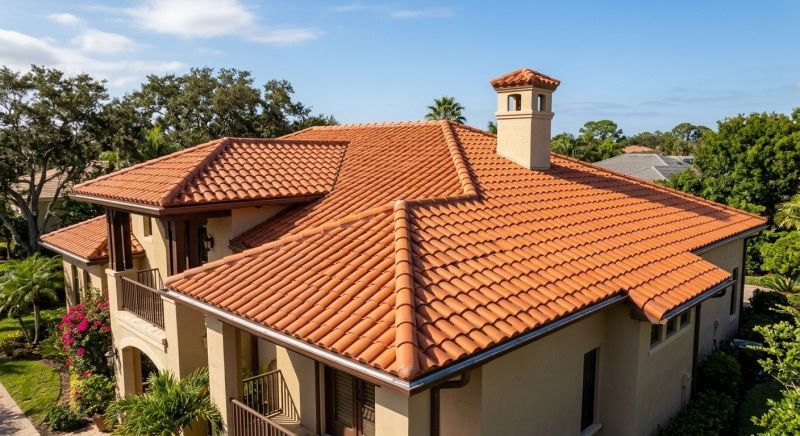 Barrel Tile Roof Installation in Charles County, MD