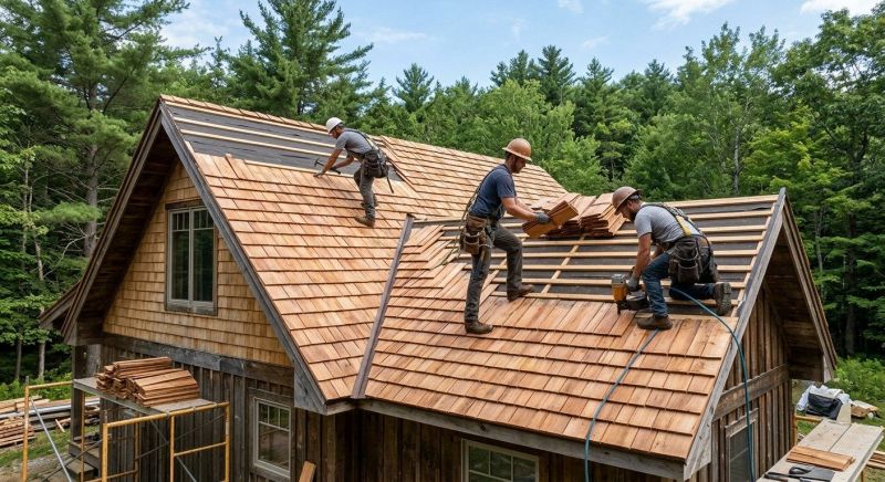 Cedar Roof Installation in Lorton, VA