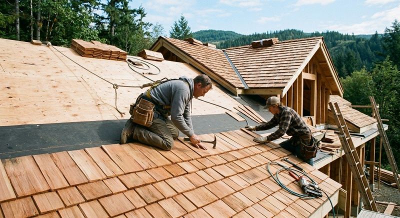 Cedar Roof Installation in Oxon Hill, MD
