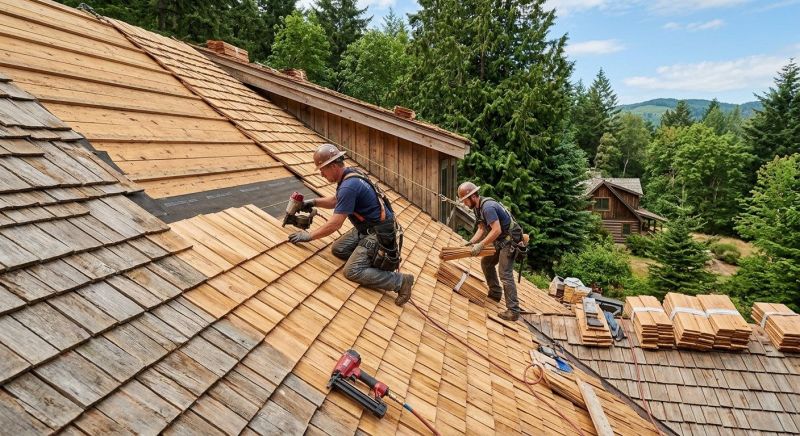Cedar Roof Installation in Temple Hills, MD
