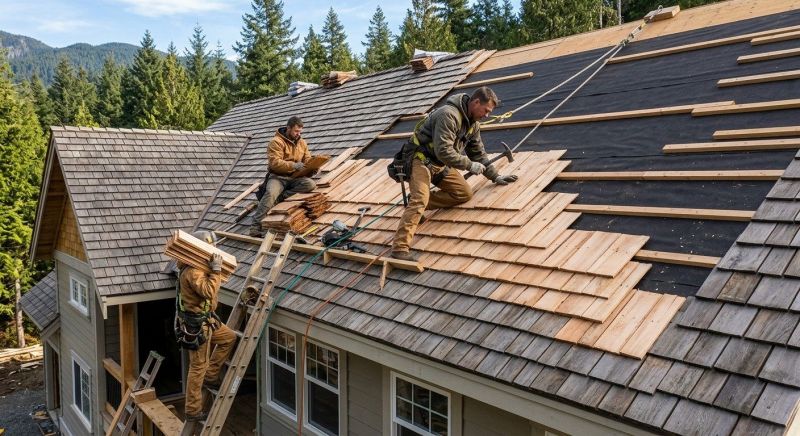 Cedar Shake Roof Construction in Brandywine, MD