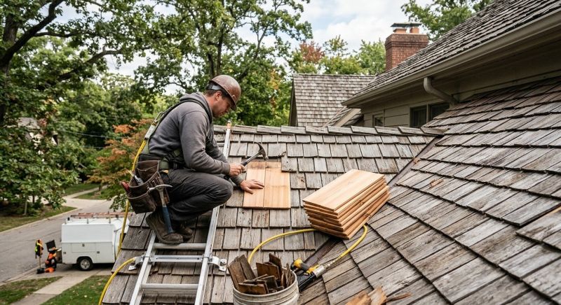 Cedar Shake Roof Repair in Clinton, MD