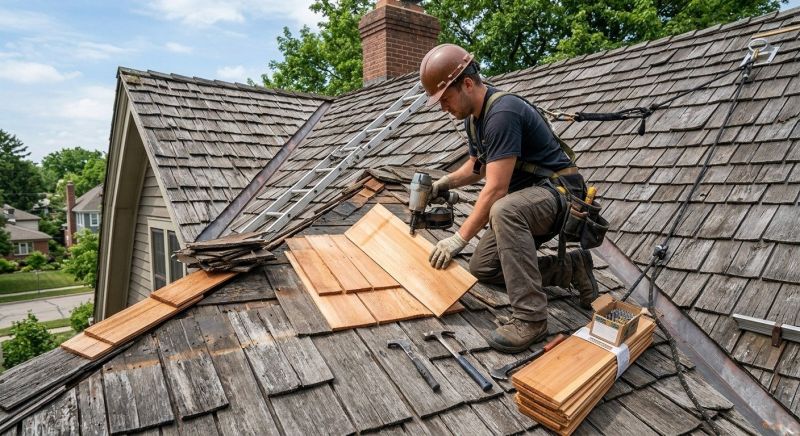 Cedar Shake Roof Repair in La Plata, MD