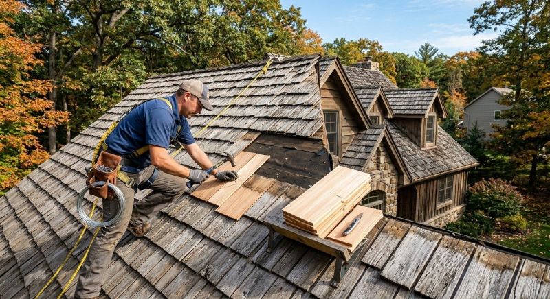 Cedar Shake Roof Repair in Upper Marlboro, MD