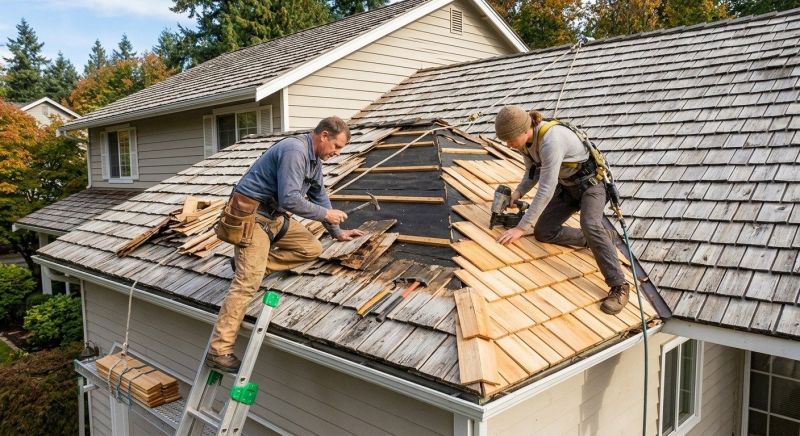 Cedar Shingles Repair in Arlington, VA