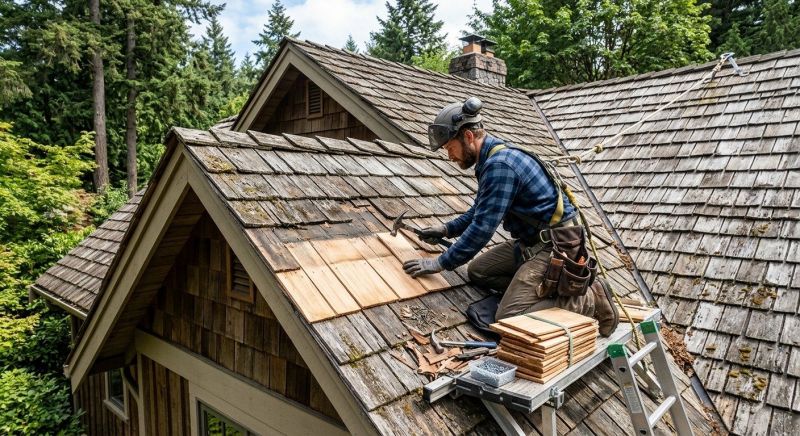 Cedar Shingles Repair in Fort Washington, MD