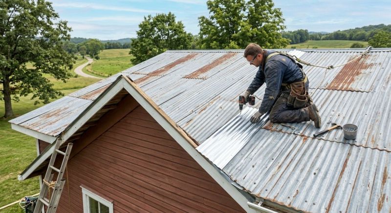 Corrugated Roof Repair in Waldorf, MD