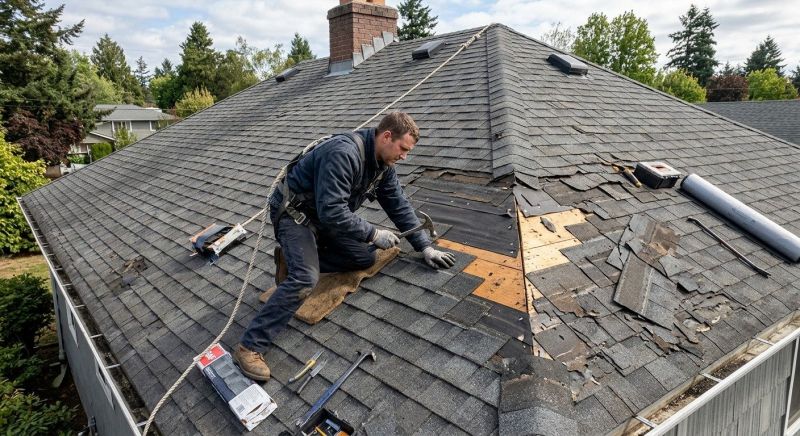Damaged Roof Repair in Cheltenham, MD