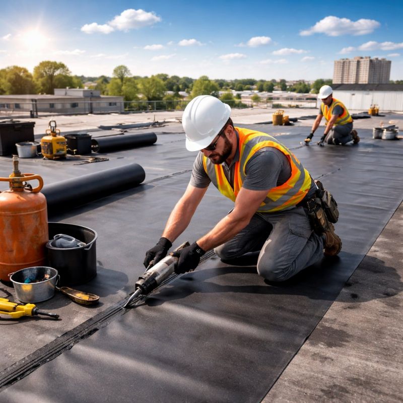 Epdm Roof Installation in Fairfax County, VA