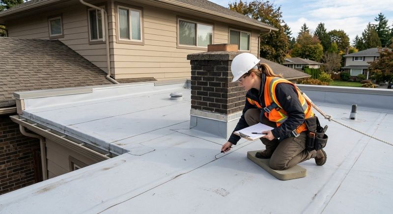 Flat Roof Inspection in Charles County, MD