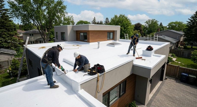 Flat Roof Installation in Triangle, VA
