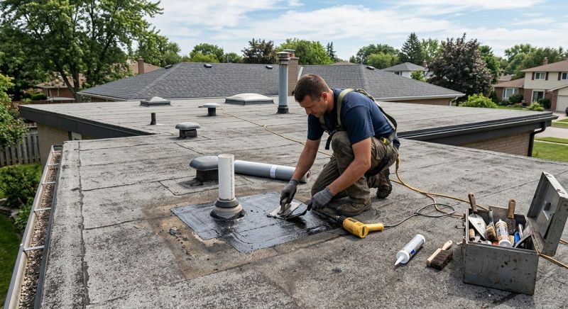 Flat Roof Leak Repair in Charles County, MD