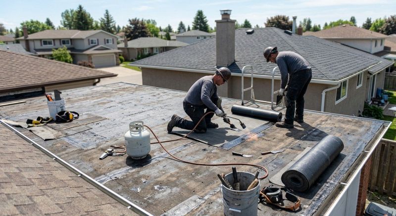 Flat Roof Repair in Shady Side, MD