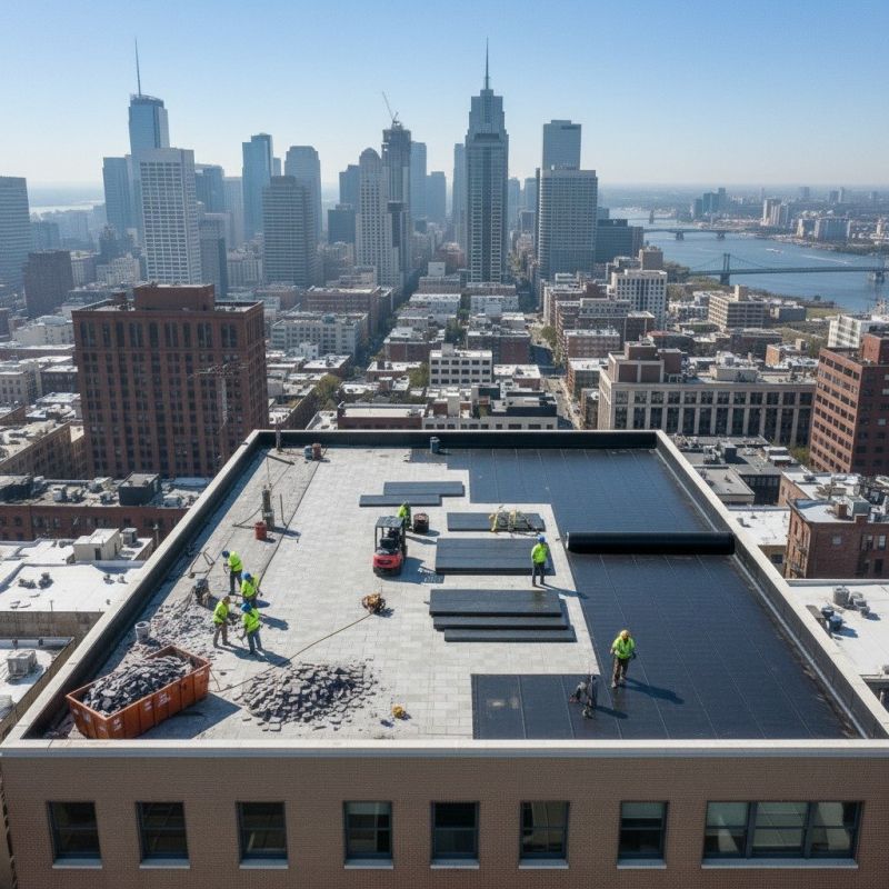 Flat Roof Replacement in Arlington County, VA