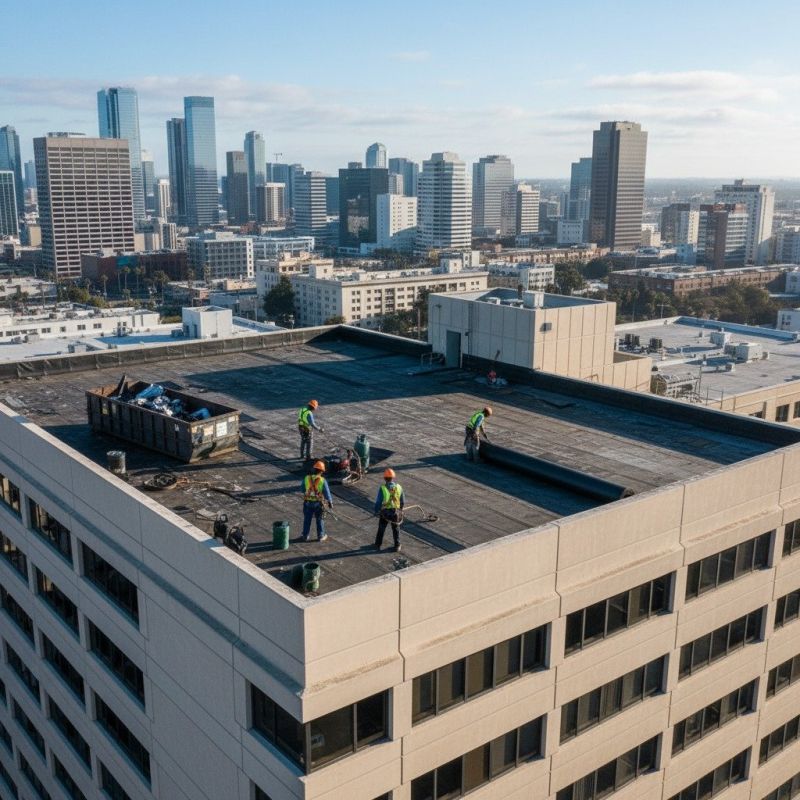 Flat Roof Replacement in Prince Georges County, MD