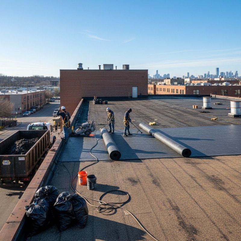 Flat Roof Replacement in Saint Leonard, MD