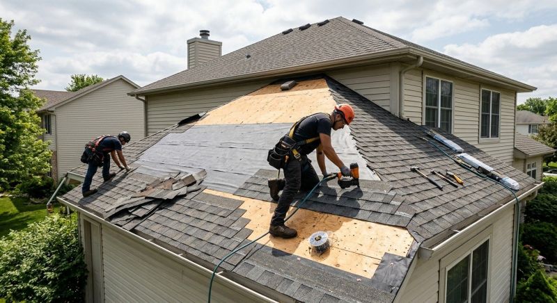 Hip Roof Shingle Replacement in Charles County, MD