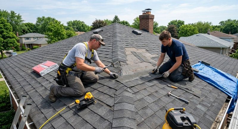 House Roof Repair in Chesapeake Beach, MD