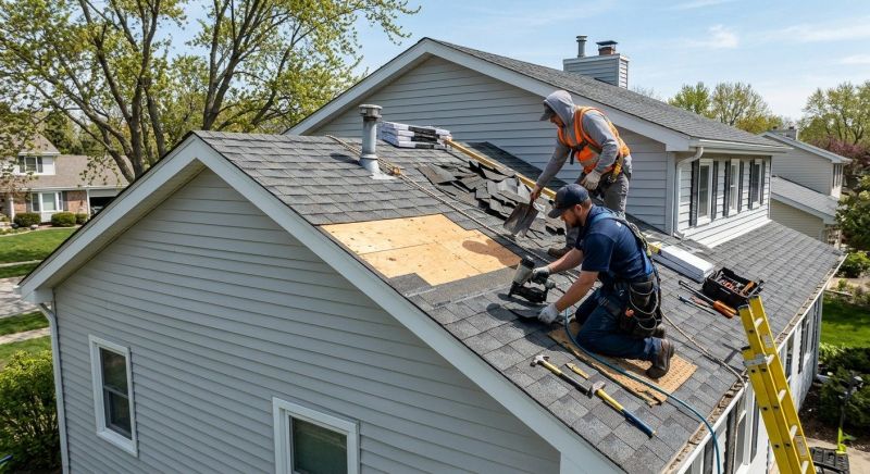 House Roof Repair in Triangle, VA