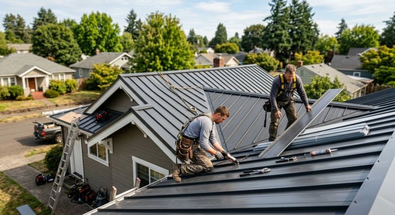 Metal Roof Repair in Falls Church, VA