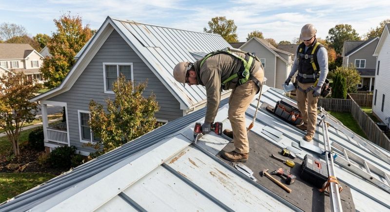 Metal Roof Repair in Prince Frederick, MD