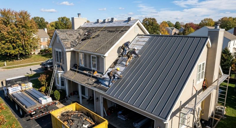 Metal Roof Replacement in Triangle, VA