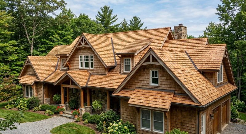 Natural Wood Roof Installation in Charles County, MD