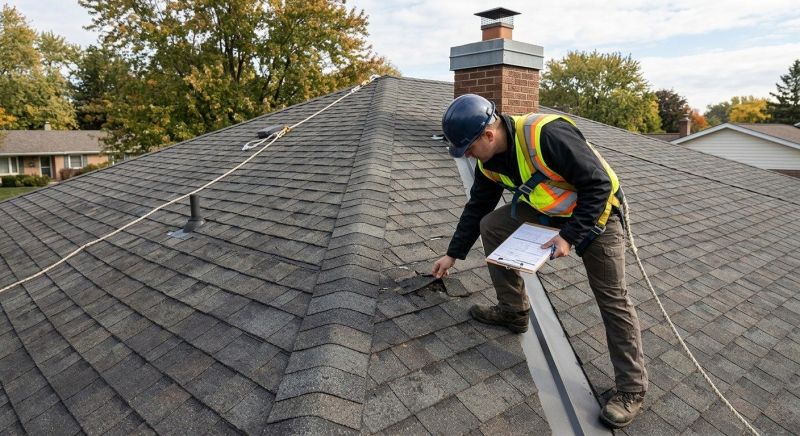 Roof Damage Inspection in Dumfries, VA