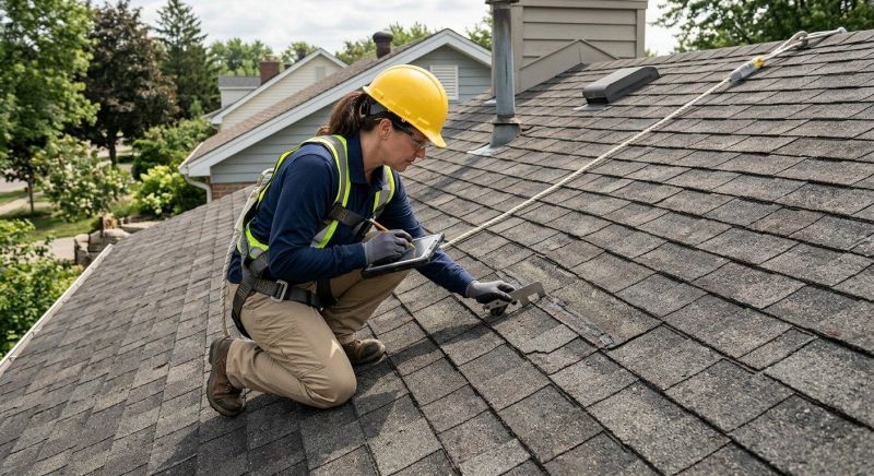Roof Damage Inspection in Springfield, VA