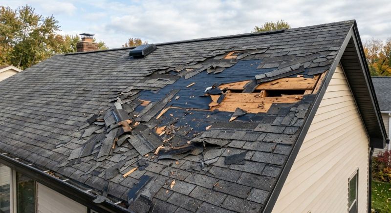 Roof Damage Repair in Chesapeake Beach, MD