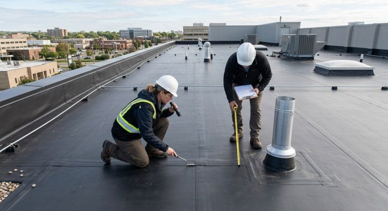 Rubber Roof Inspection in Charles County, MD