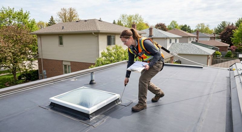 Rubber Roof Inspection in Charles County, MD