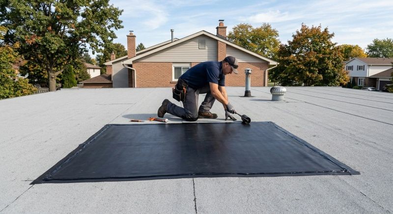 Rubber Roof Repair in Shady Side, MD