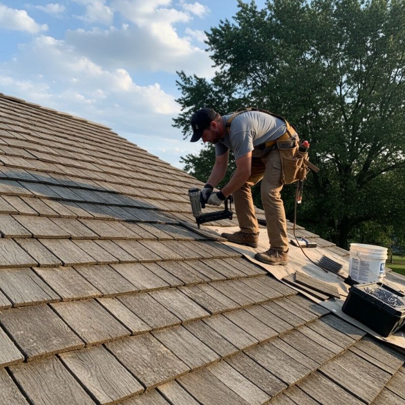Shake Shingle Repair in Owings, MD