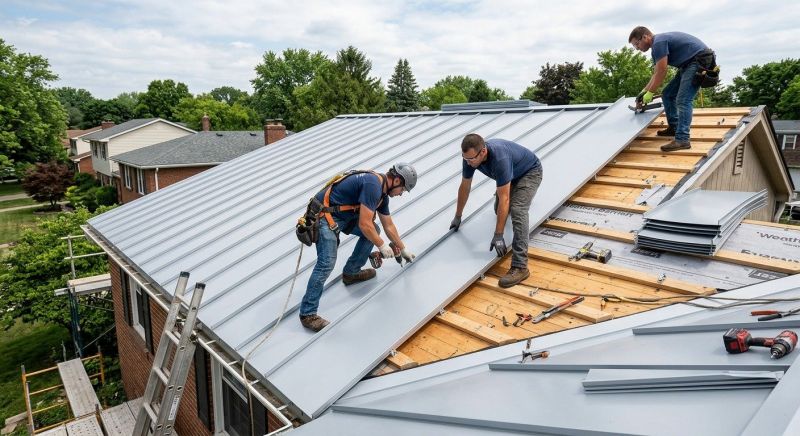 Sheet Roofing Installation in Lothian, MD