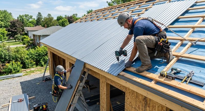 Sheet Roofing Installation in Shady Side, MD