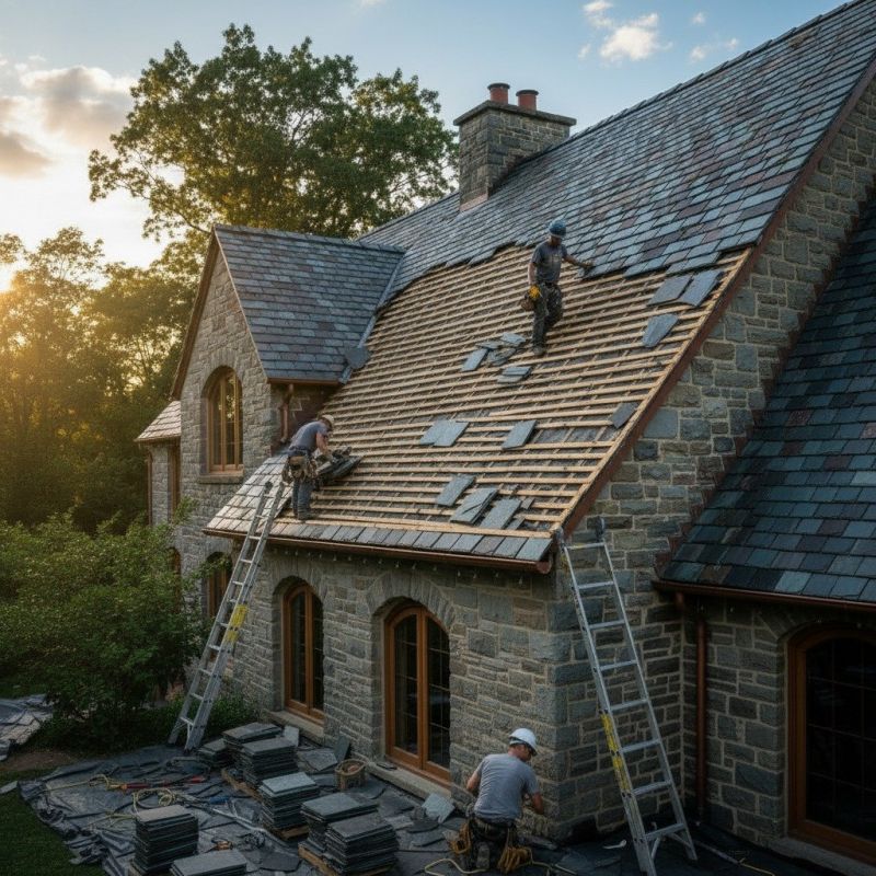Slate Roof Replacement in Temple Hills, MD