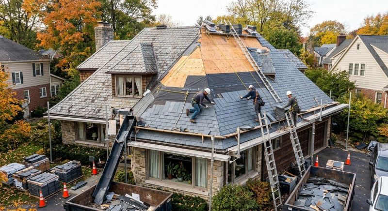 Slate Shingle Replacement in Charles County, MD