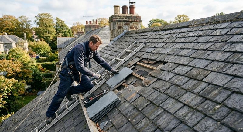 Slate Shingle Replacement in Charles County, MD