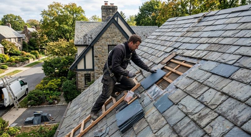 Slate Shingles Repair in Arlington County, VA