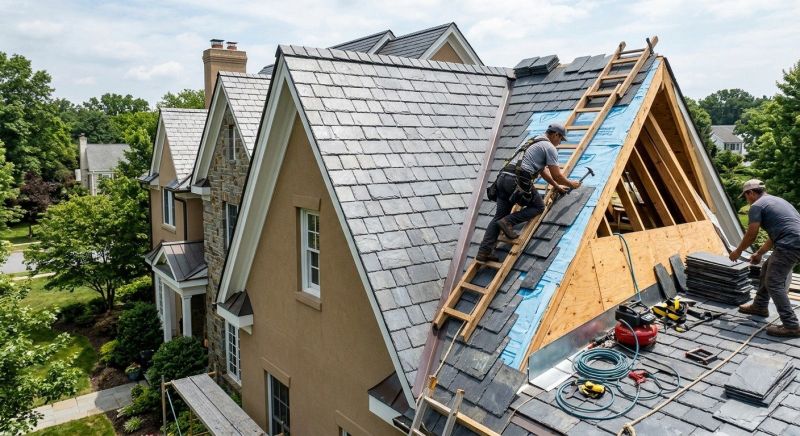 Slate Shingles Repair in Chesapeake Beach, MD