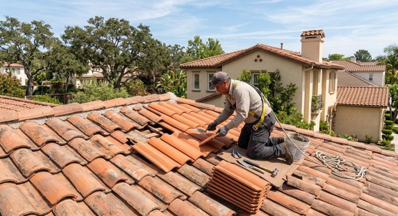 Spanish Tile Roof Repair in Charles County, MD