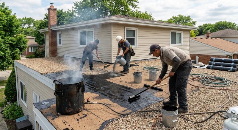 Tar And Gravel Roof Repair in Clinton, MD