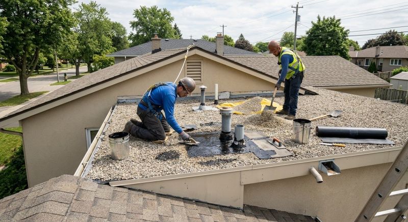 Tar And Gravel Roof Repair in Dumfries, VA