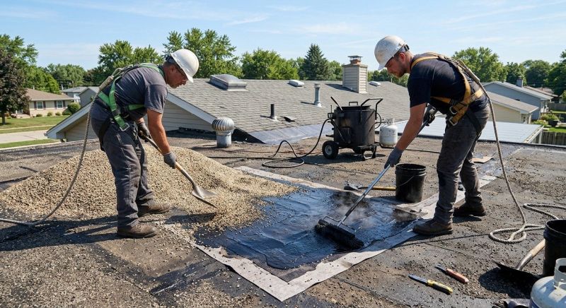 Tar And Gravel Roof Repair in Falls Church, VA